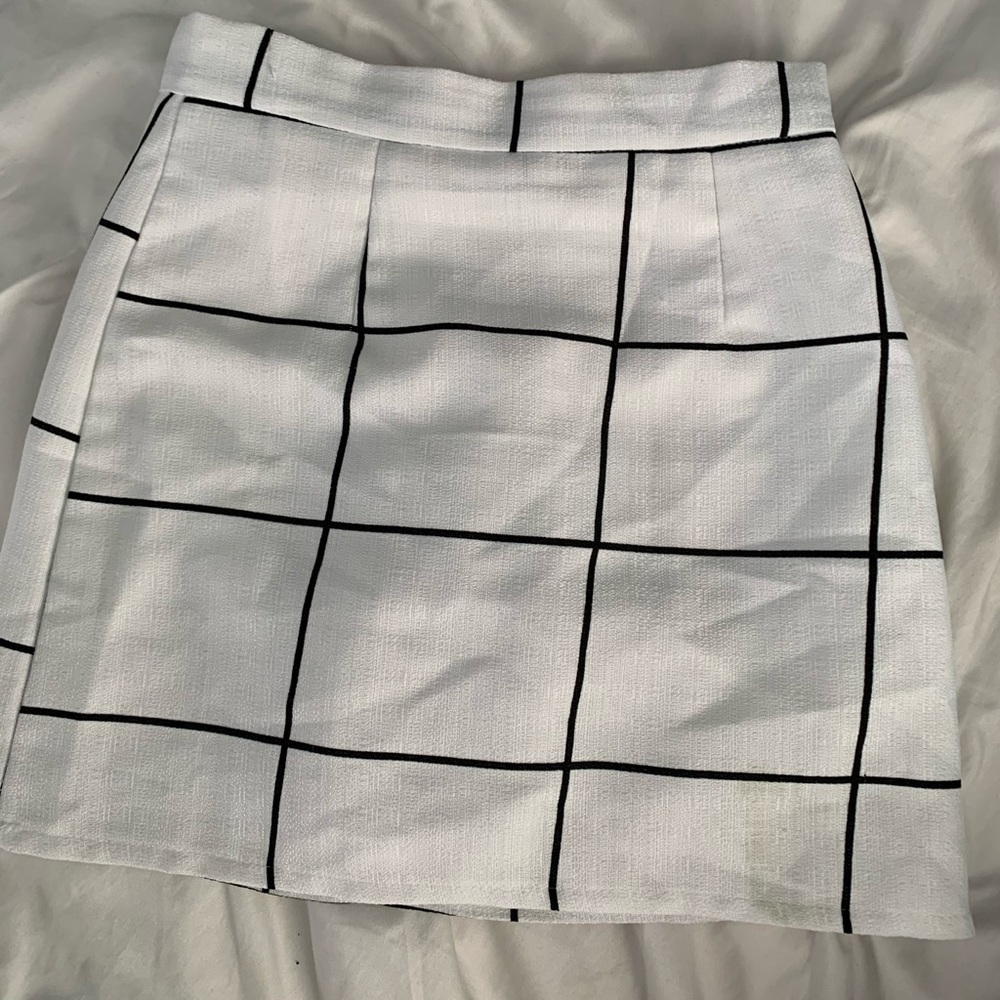 plaid skirt